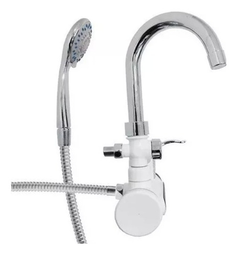 Imagen 6 de 6 de Llave Electrica Agua Caliente + Rociador / Envío Gratis!