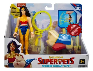 Dc League Of Super Pets Mujer Maravilla Y Pb Fisher Price