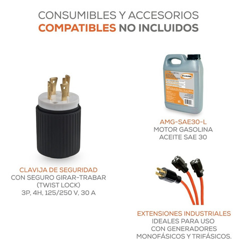 Generador Eléctrico Evans Gasolina 9500w 1f Thunder 18hp A.e