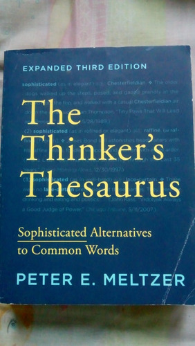 The Thinker's Thesaurus By Peter Meltzer 3° Ed. - Martínez 