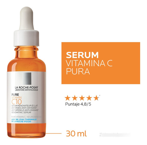 Sérum La Roche-posay Vitamina C10 30ml Todo Tipo De Piel Día/noche
