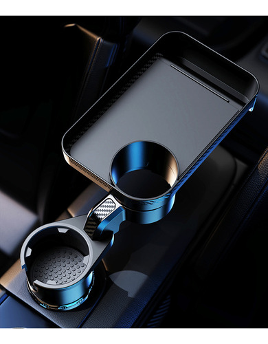 Expansor Portavasos 2 En 1 Para Coche, Bandeja Ajustable Y T