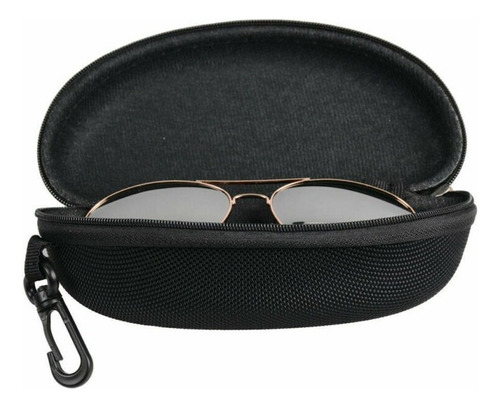 Estuche Protector Portatil De Gafas Y Lentes Gsci Color Negro