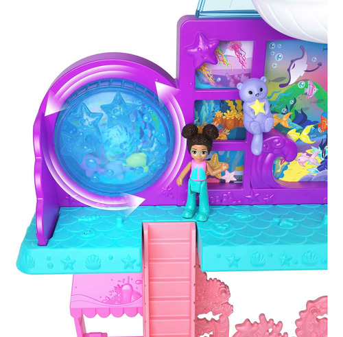 Conjunto de Acuario Polly Pocket Pollyville con Shani, con D