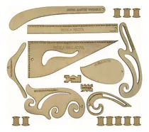 Comprar Juego 10 Reglas Eco Francesas Modista Costura Y Textil + Reg