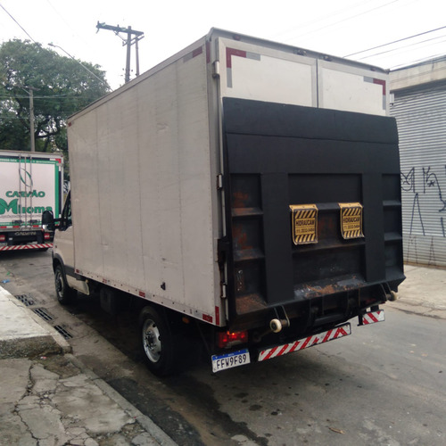 Iveco Daily 35s14 2014 Baú Com Plataforma Traseira Revisada