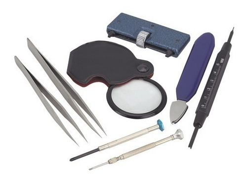 Kit De Accesorios Para Reparar Relojes De 8 Piezas