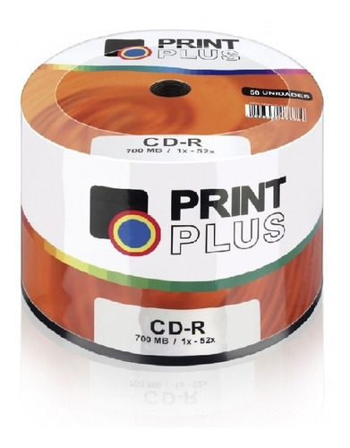 Cd-r Print Plus - 700 Mb  52x C/50 Unidade