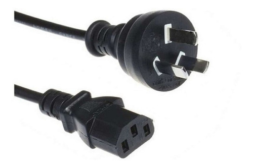 Imagen 2 de 2 de Cable De Alimentación Power Fuente 220v Pc Monitor Impresora