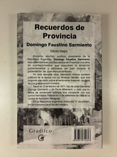 Lote X 2 Libros - Domingo F . Sarmiento
