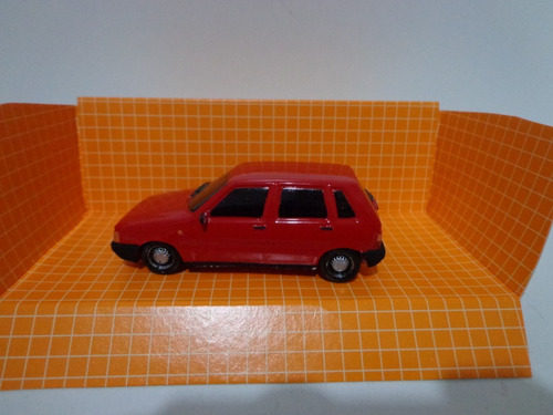 Fiat Uno 5 Puertas Rojo Fuego 1/43 Modelazo