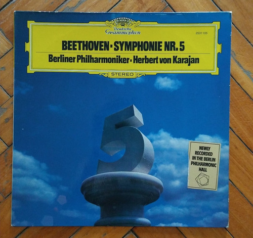Vinilo Beethoven Herbert Von Karajan Symphonie Nr.5