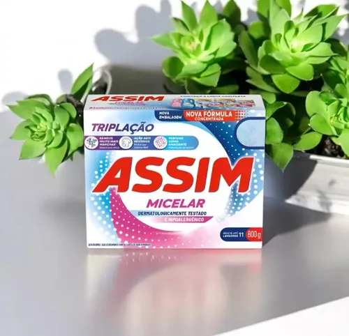 Kit 4 Sabão Assim Micelar Hipoalergênico 800g | MercadoLivre