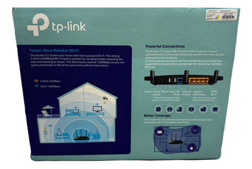 Roteador Tp-link Archer C7 Ac1750 Wireless Dual Band (Usado)