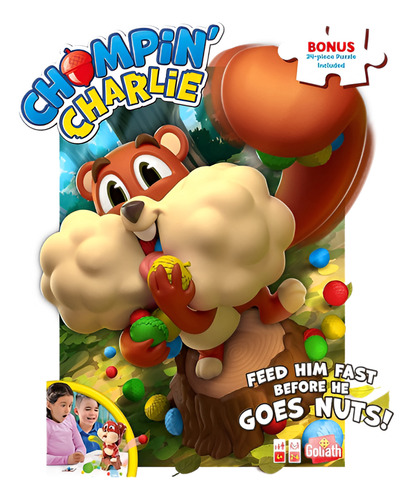 Juego Ardilla Chompin Charlie Squirrel Bellotas Y Compite