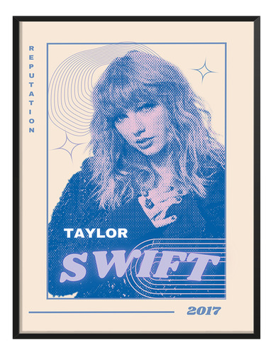 Cuadro Taylor Swift Reputation Aesthetic Cuarto C/ Marco