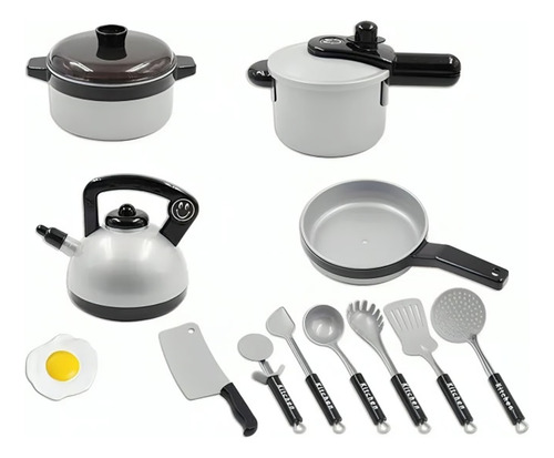 Set Ollas De Camping De Juguete Con Luces Y Sonidos