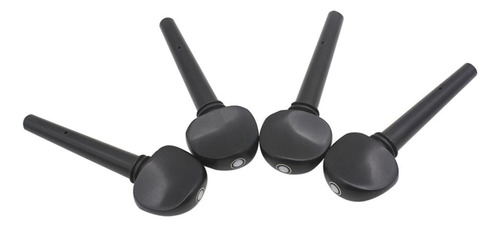 Finest 4pcs / Pack Ebony 3/4 4/4 Cabezales De Para Clavijas