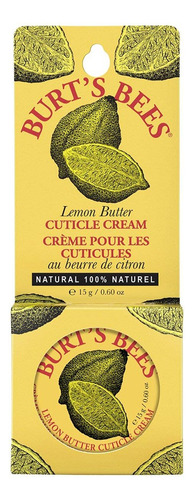 Crema Para Cutículas Burt's Bees Mantequilla De Limón 17 Gr Tipo de envase Pote