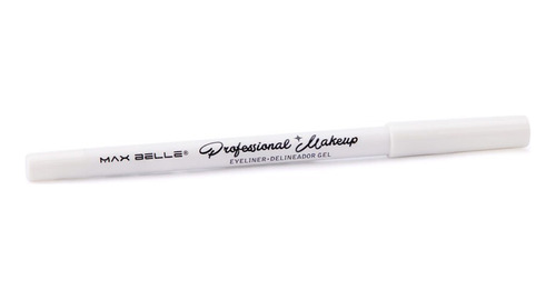 Lápiz Delineador Ojos Maquillaje Max Belle Blanco O Negro