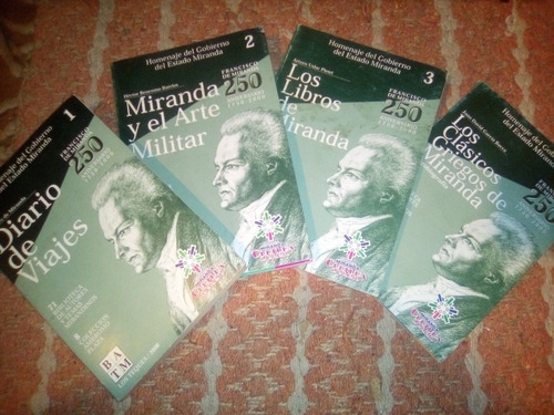Colección Francisco De Miranda 4 Tomos 250 Aniversario 