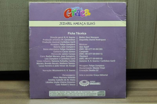 Cd R. R. Soares - Turminha Da Graça 175 Jezabel Ameaça Elias (Usado)