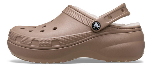 Zueco Crocs Mujer Lined Chiporro Platform Café Crocs