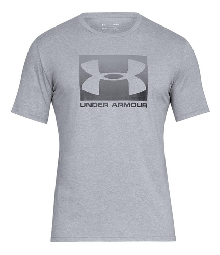 Polera M/c Hombre Ua Boxed Sportstyle Gris Under Armour