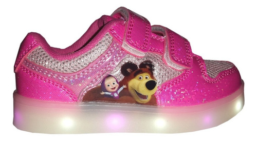 Zapatillas Masha Y El Oso Multi Luz Footy 109 Mundo Manias