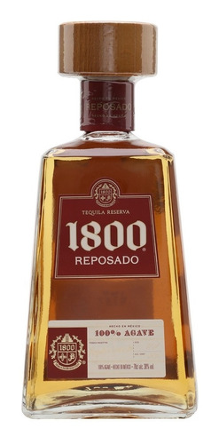 Tequila 1800 Reposado 100% Agave Azul 700ml Origen Mexico