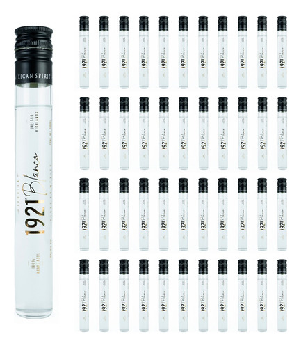 1921 Tequila Blanco 100% Agave 100ml. Caja 45pzs