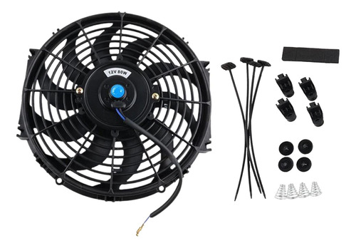 Ventilador De Motor, Pieza De Ventilador 9 Pulgadas 12v80w