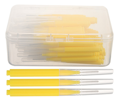 Cepillo De Ortodoncia Interdental, Caja De Limpieza De Cabez