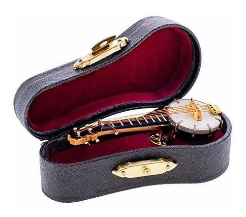 Broche De Moda Broadway Gift Miniature Resin Stone Banjo De