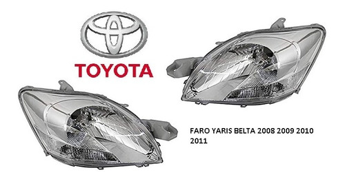 Faro Toyota Yaris Belta 2008 2009 2010 2011