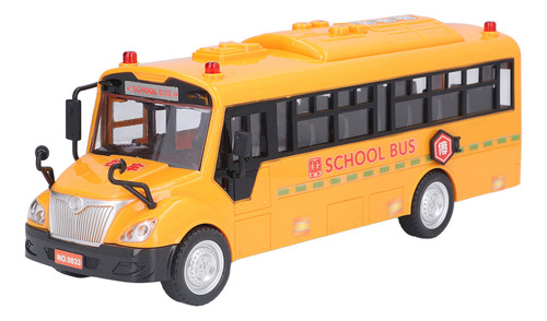 Figura Amarilla De Plástico, Modelo Autobús Escolar, Vehícul