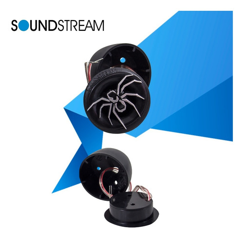 Imagen 2 de 5 de Tweeters Soundstream Con Crossover