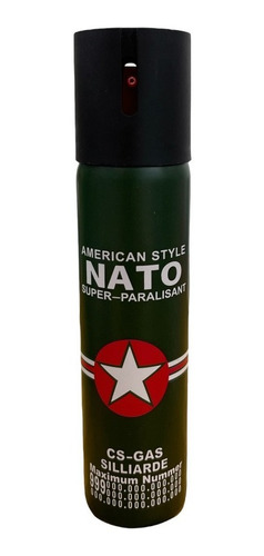 Gas Pimienta Aerosol Lacrimogeno Defensa Personal Nato 110ml