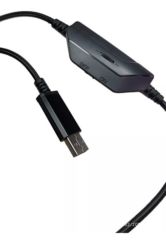 Headset Gamer Usb Audio 7.1 Com Haste Flexivel Com Led Rgb