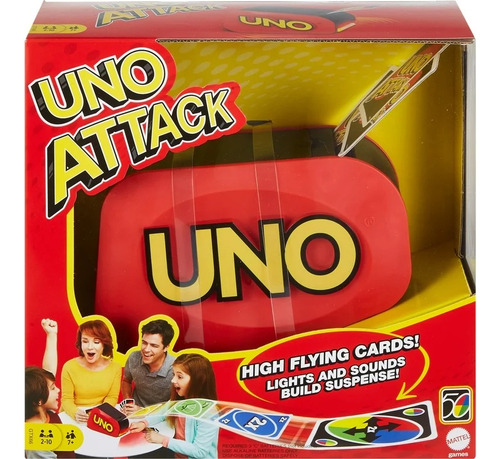 Juego De Cartas Uno Attack Lanzador De Cartas Con Sonidos