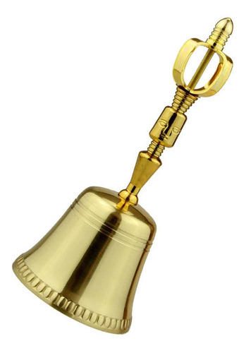 Imagen 1 de 8 de 1pc Cobre Campana De La Mesa De La Campana De La Mano De La