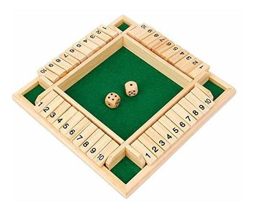 Juego De Mesa De Madera Para 4 Jugadores, Juego De Mesa De