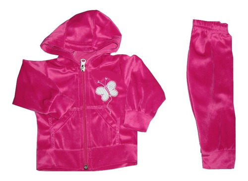 Oferta Conjunto Primavera Plush Bebe Campera + Pantalon