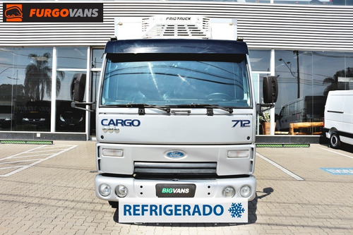 Imagem 13 de 14 de Ford Cargo 712 2009 Baú Isolamento Refrigerado -5ºc (2d20)