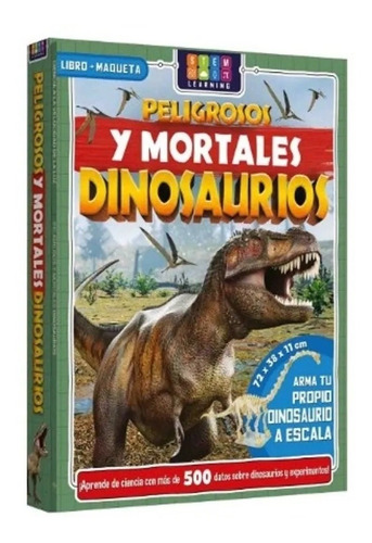 Peligrosos Y Mortales Dinosaurios (libro + Maqueta)