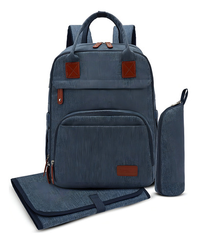 Mochila Maternal Carestino Boston Color Azul