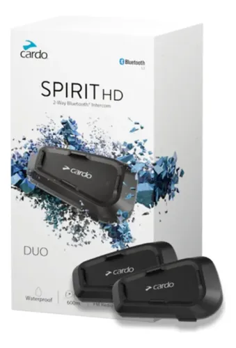 Intercomunicador Cardo Spirit Hd Duo Par (oferta Relâmpago)
