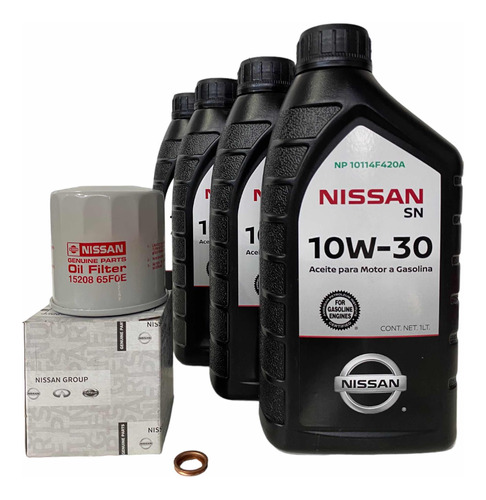 Kit Mantencion  Cambio De Aceite Nissan March ( Original )