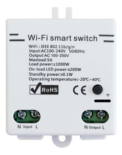 Mini Luz Wifi Inteligente Con Control Remoto, 5 Unidades, Sm