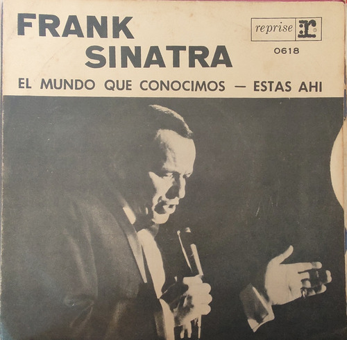 Vinilo Single De Frank Sinatra El Mundo Que Conocimos(y28